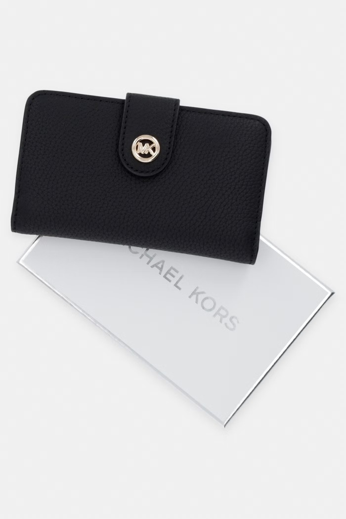 Usnjena denarnica MICHAEL Michael Kors 32S6G17F8L črna