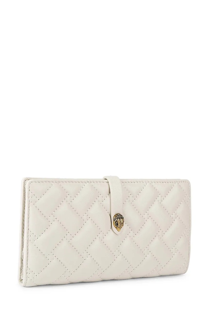Kurt Geiger London portofel pentru femei, din piele Kensington 5021841109 bej SS26