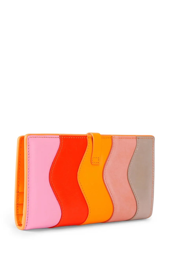 Doplnky Kurt Geiger London dámska kožená peňaženka RFID Kensington 5573557129 viacfarebná