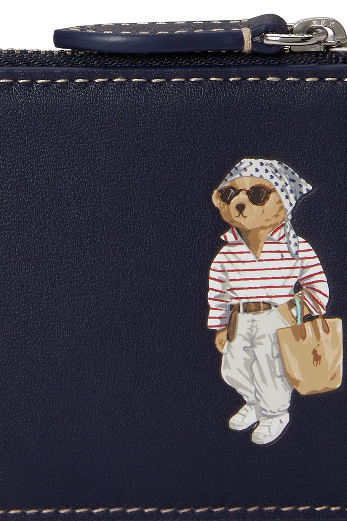 Accesorii Polo Ralph Lauren portofel pentru femei, din piele 427P10991 bleumarin