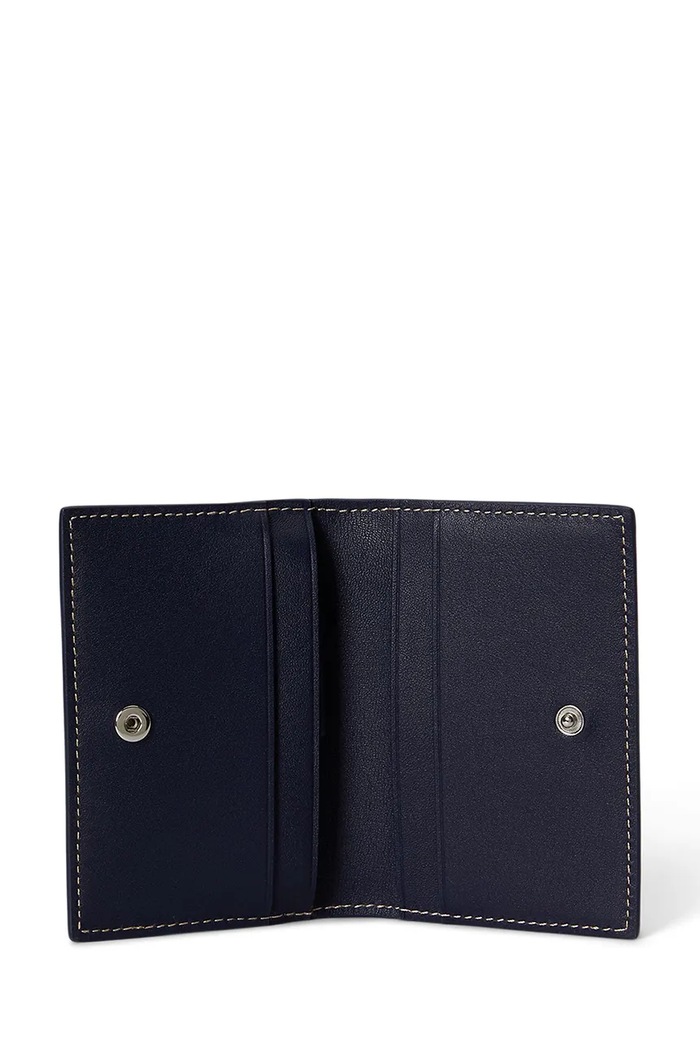 Accesorii Polo Ralph Lauren portofel pentru femei, din piele 427P10992 bleumarin
