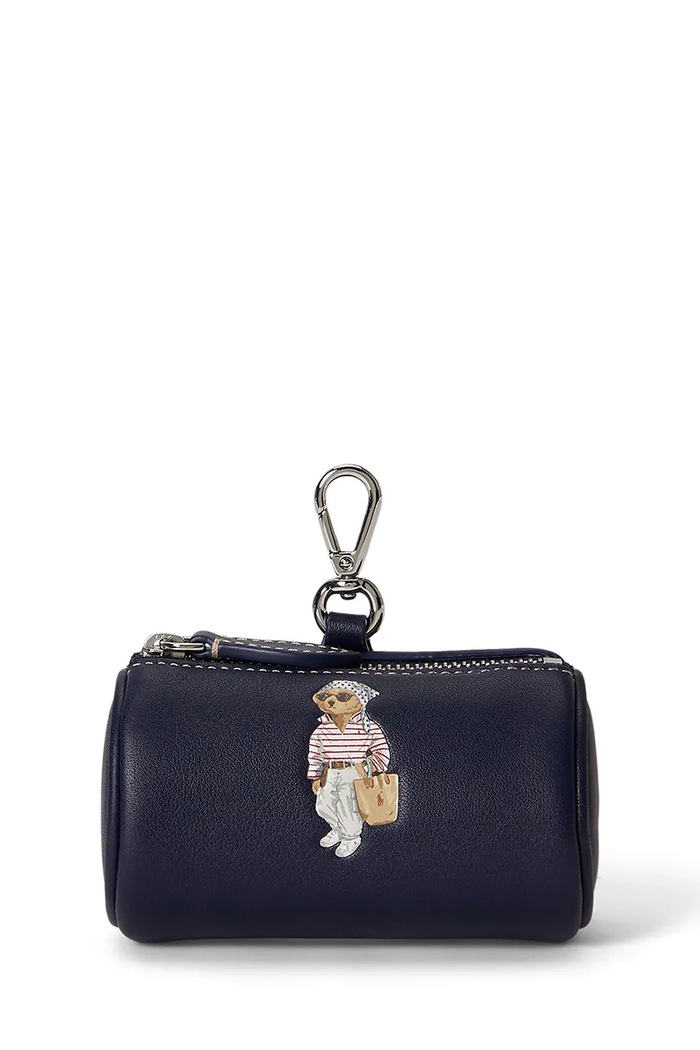 Polo Ralph Lauren női bőr pénztárca érméknek sötétkék 427P10993