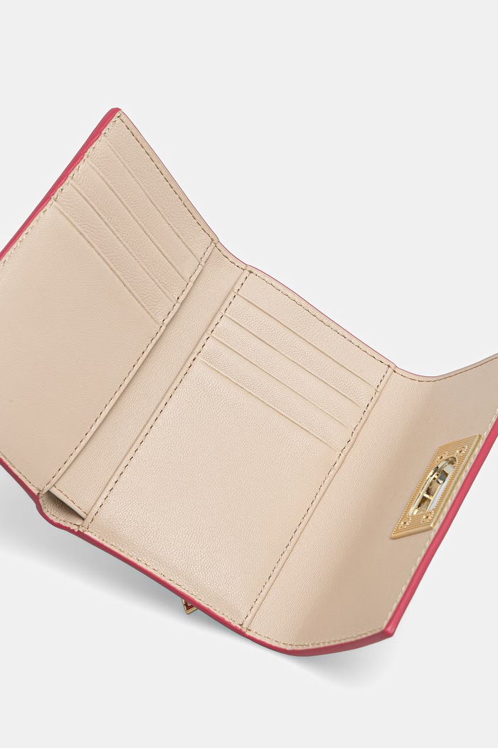 Аксессуары Furla кошелек для женщин из кожи 1927 M Compact WP00225.ARE000.4485S розовый