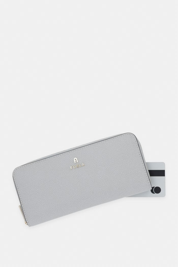 Furla portfel damski skórzany Camelia L szary WP00313.ARE000.4351S
