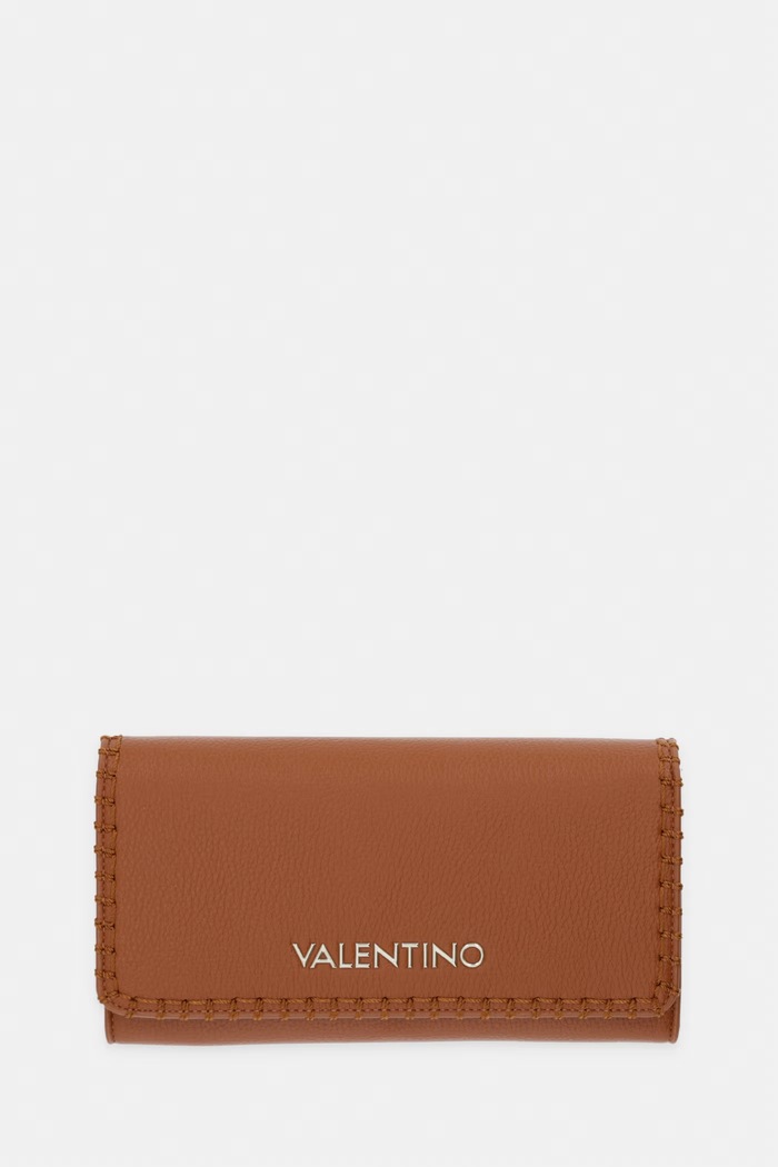 Valentino Bags πορτοφόλι γυναικείο από απομίμηση δέρματος ALEKSANDRA καφέ VPS9W9113