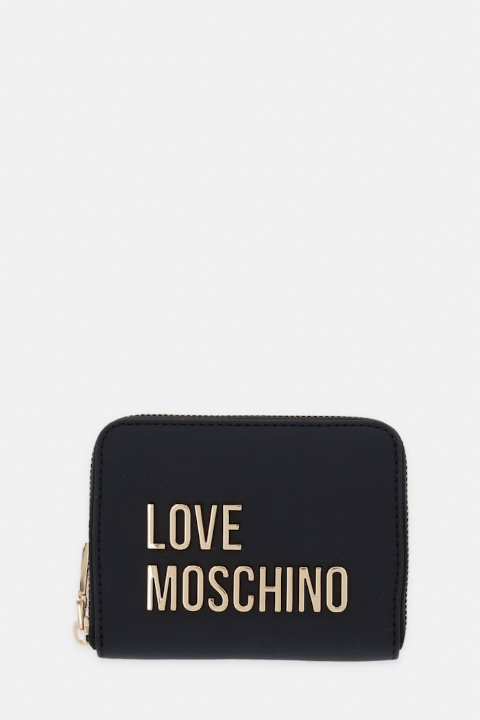 Love Moschino peňaženka dámska z imitácie kože čierna JC5613PP0OKD0000
