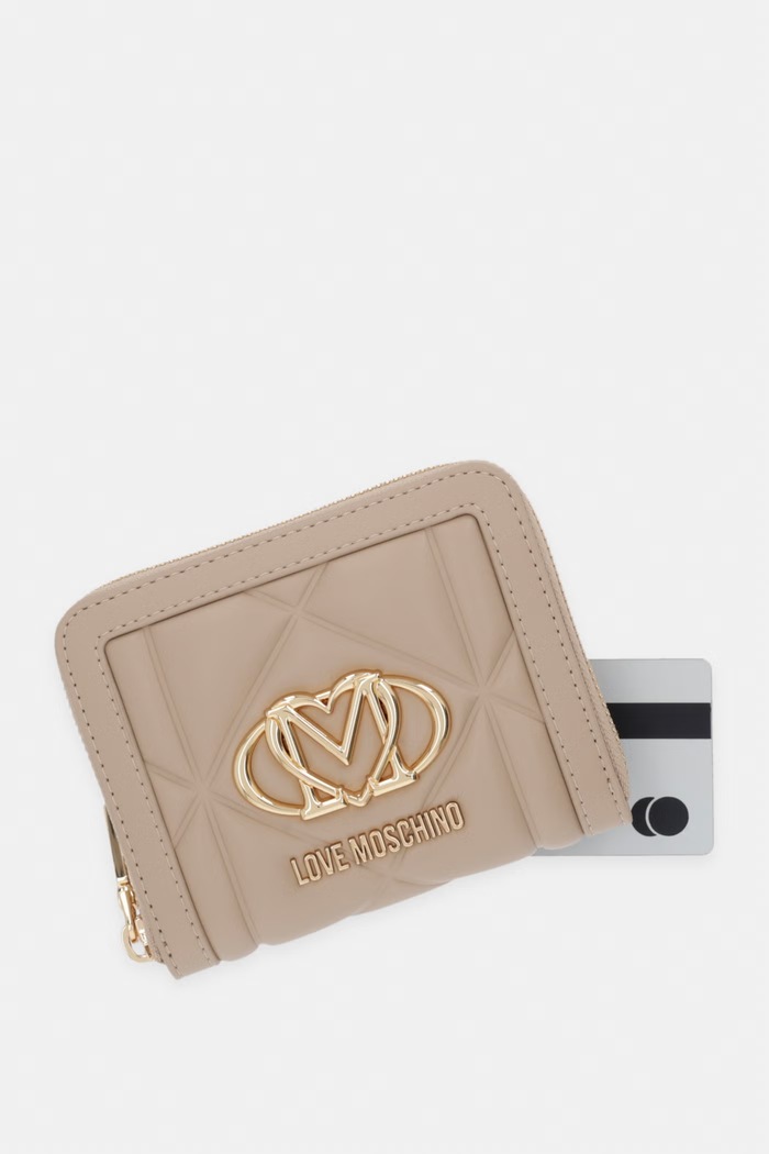Love Moschino dámska peňaženka z imitácie kože JC5641PP0OLC0209 béžová