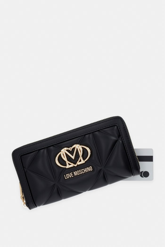 Love Moschino dámska peňaženka z imitácie kože čierna JC5644PP0OLC0000