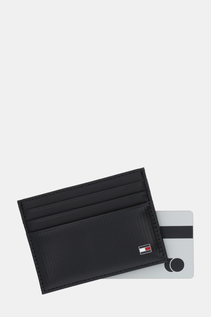 Kiegészítők Tommy Hilfiger bőr kártya tok AM0AM13959 fekete