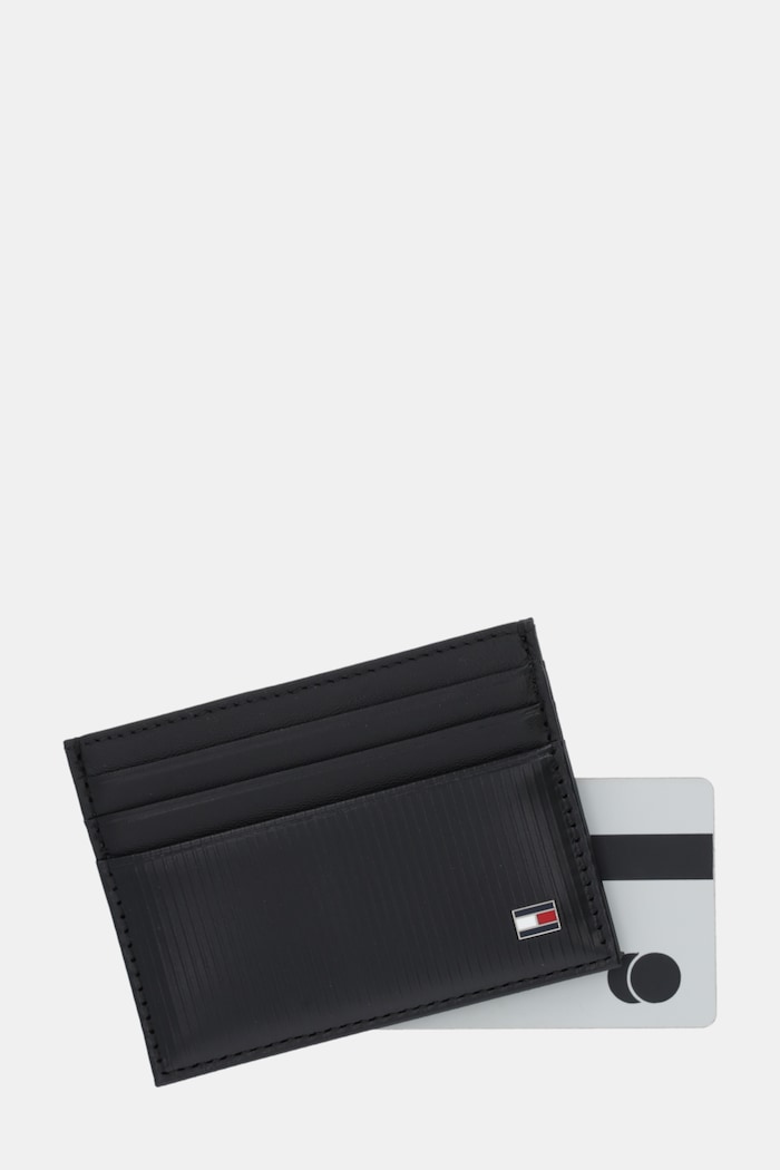 Kiegészítők Tommy Hilfiger bőr kártya tok AM0AM13959 fekete