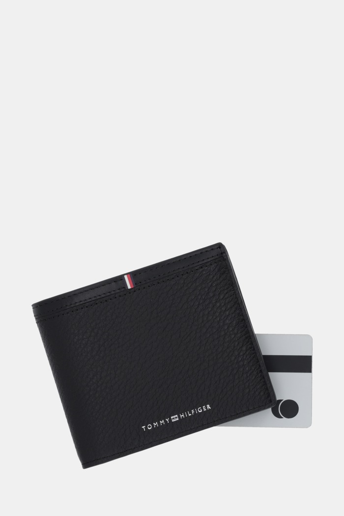Tommy Hilfiger bőr pénztárca fekete AM0AM13970