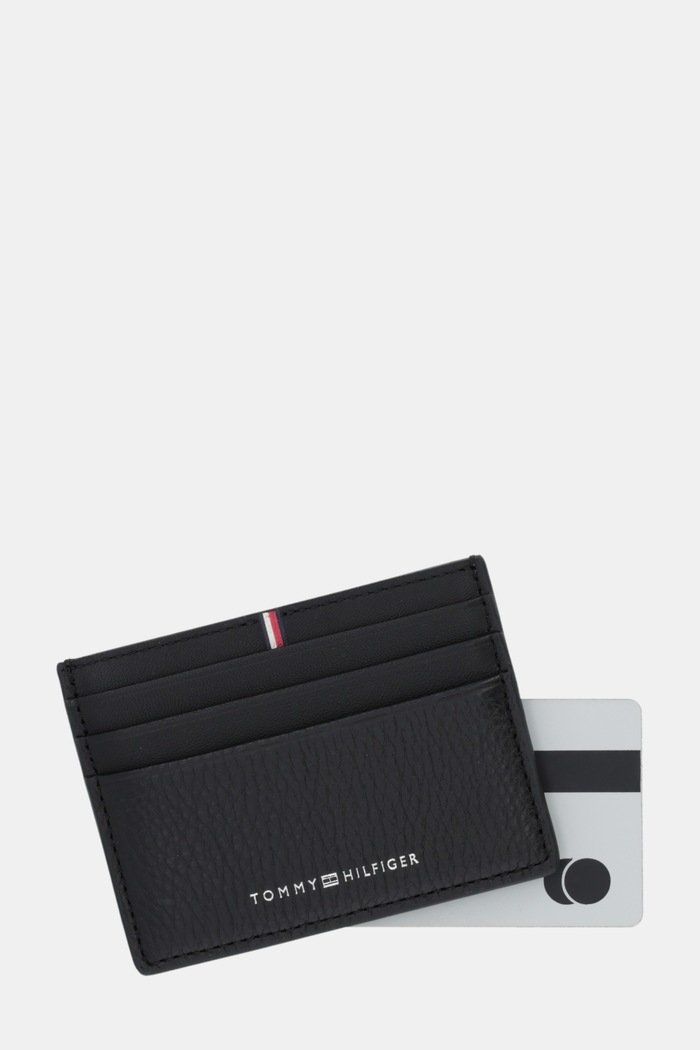 Kiegészítők Tommy Hilfiger bőr kártya tok AM0AM13972 fekete