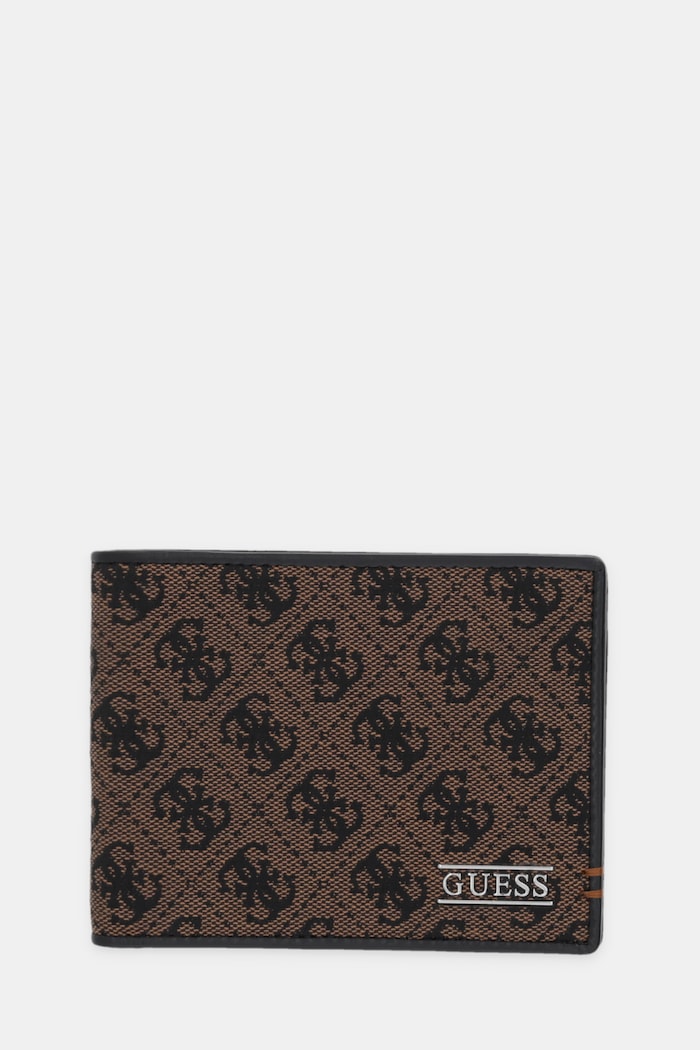 Guess denarnica moška BOSTON Tekstil rjava SMBOLJ.LEA20
