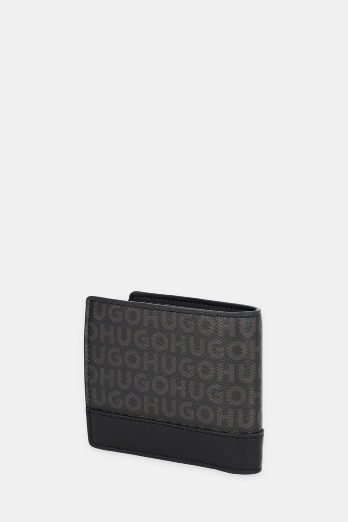 Peňaženka HUGO Quantic_4cc Coin M 50558550 čierna SS26