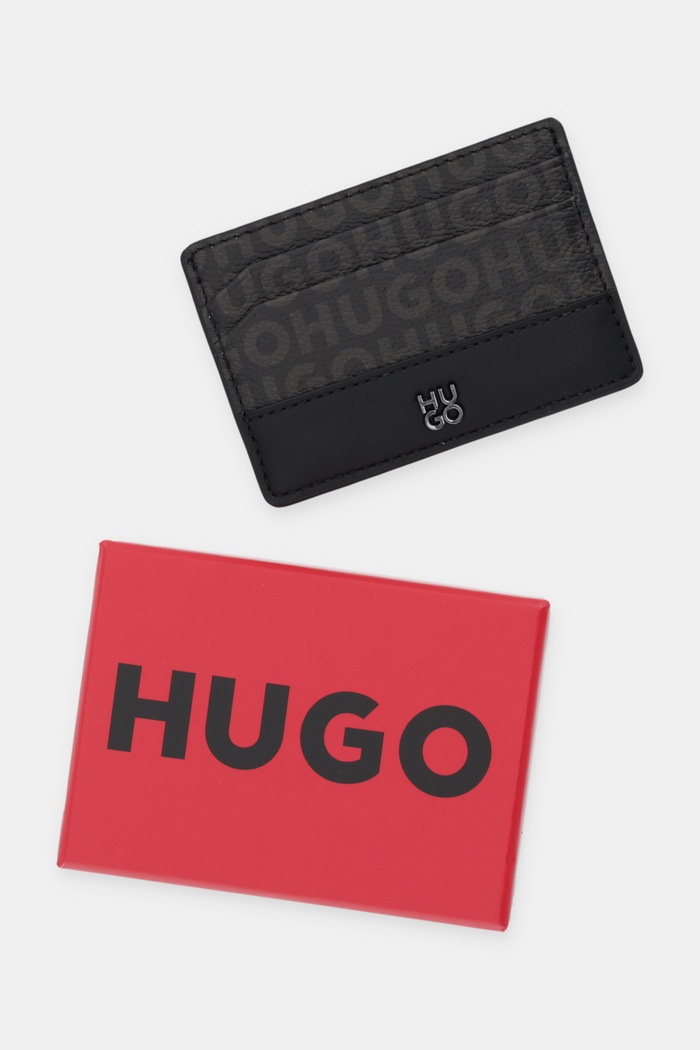 Θήκη για κάρτες HUGO Quantic_Cardcase M μαύρο 50558559