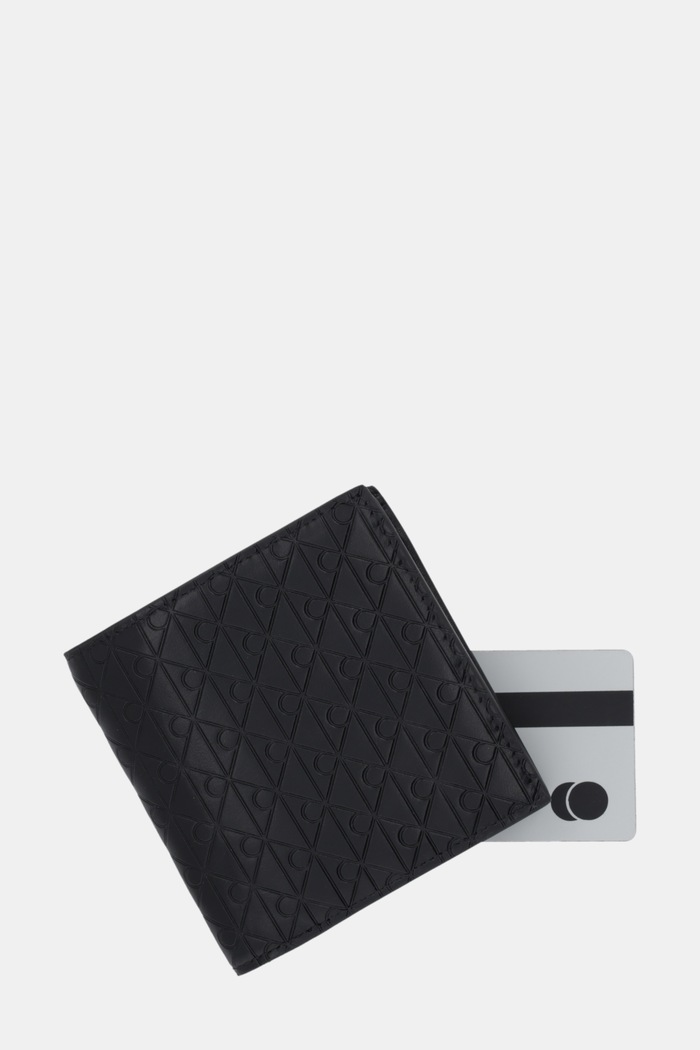 Kožená peňaženka Calvin Klein čierna LV04D1145G