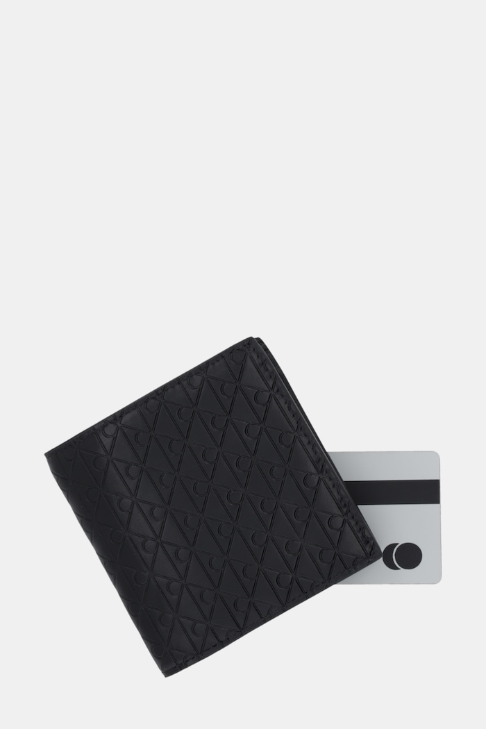 Kožená peňaženka Calvin Klein čierna LV04D1145G