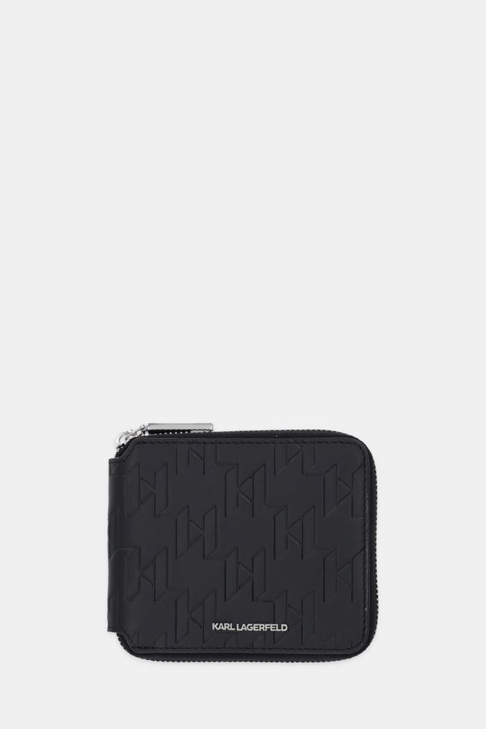 Karl Lagerfeld portofel de piele K/LOOM piele negru B1M32050
