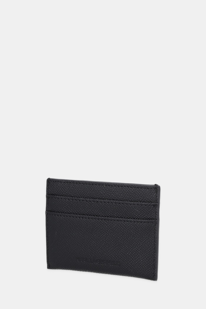 Kožené puzdro na karty Karl Lagerfeld K/MONOGRAM A3M30181 čierna AA00