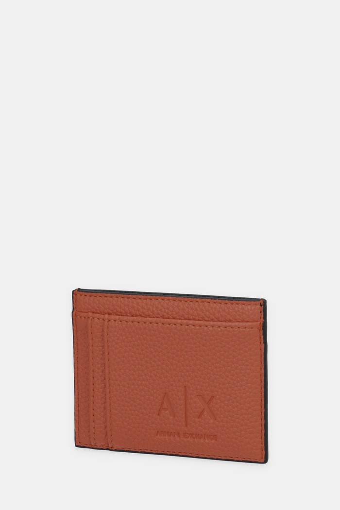 Pouzdro na karty Armani Exchange XM000169.AF19929 oranžová SS26