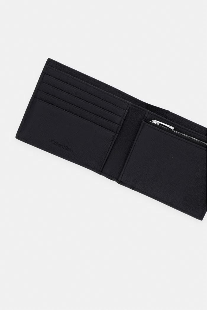 Doplňky Calvin Klein Peněženka pánská kožená LV04D1175G černá