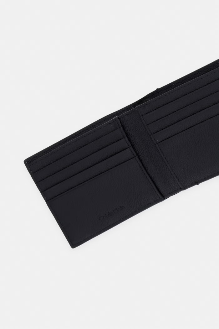 Doplňky Calvin Klein Peněženka pánská kožená LV04D1177G černá