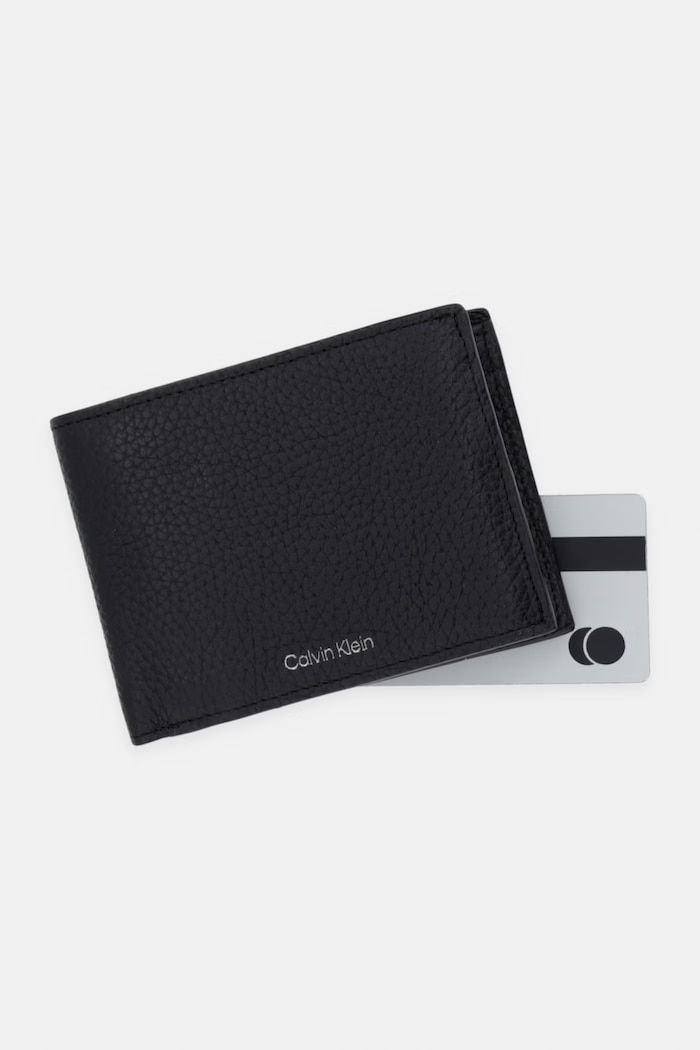 Pánska RFID kožená peňaženka Calvin Klein čierna LV04D1241G