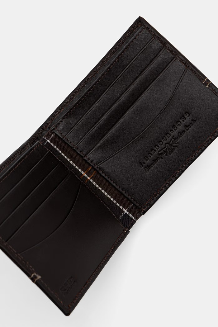 Barbour komplet denarnice in etuija za kartice moški usnjen Tyneside MGS0103