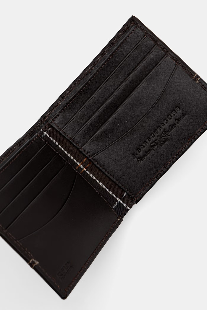 Barbour komplet denarnice in etuija za kartice moški usnjen Tyneside MGS0103
