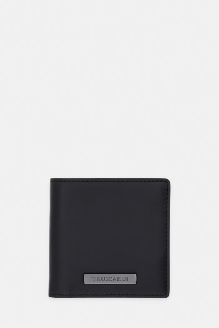 Trussardi portofel de piele piele negru I074E000125N