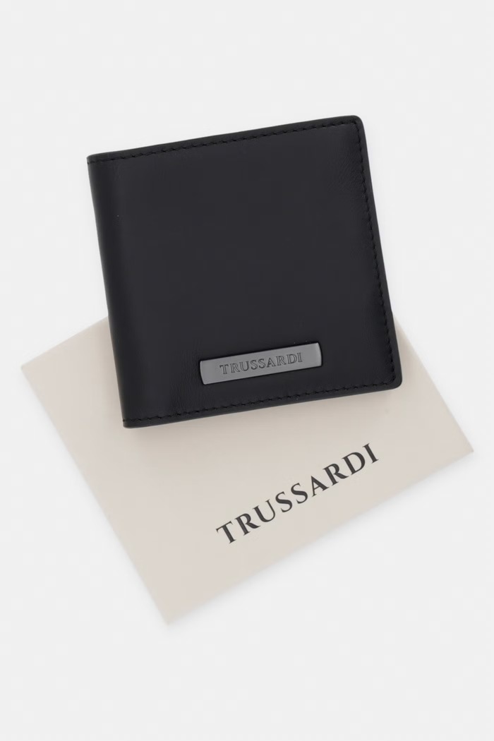 Trussardi portofel de piele I074E000125N negru