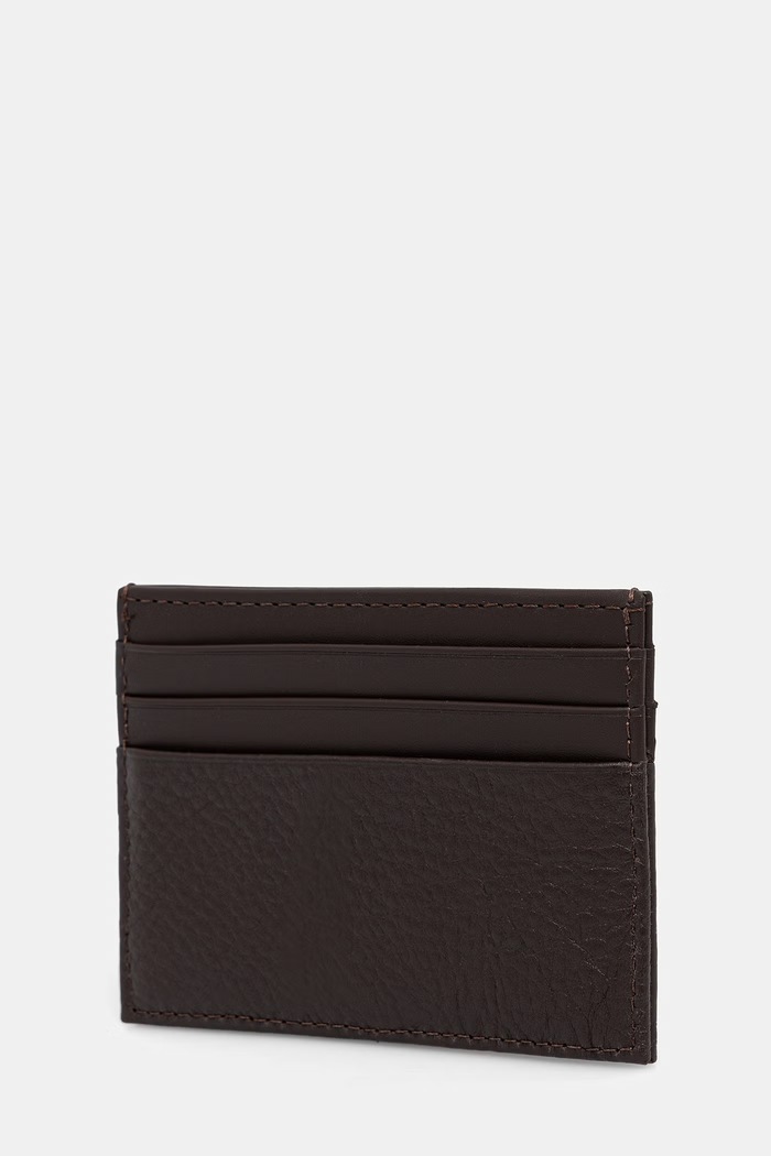 Tommy Hilfiger etui na karty męskie skórzane AM0AM14228 brązowy SS26