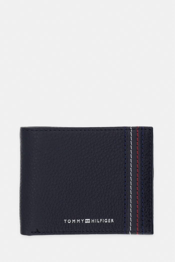 Tommy Hilfiger portofel pentru bărbați, din piele bleumarin AM0AM14232