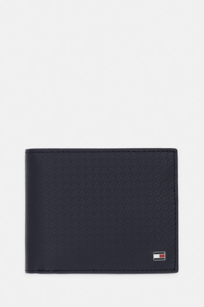 Tommy Hilfiger peňaženka pánska kožená tmavomodrá AM0AM14242