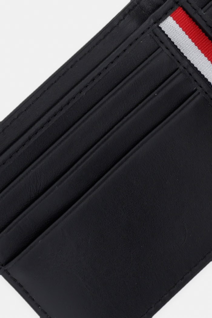 Doplnky Tommy Hilfiger peňaženka pánska kožená AM0AM14252 čierna