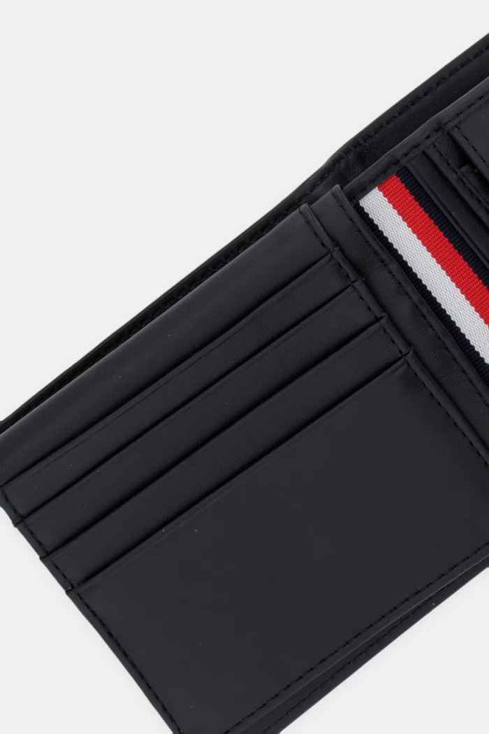 Αξεσουάρ Tommy Hilfiger πορτοφόλι ανδρικό δερμάτινο AM0AM14253 μαύρο