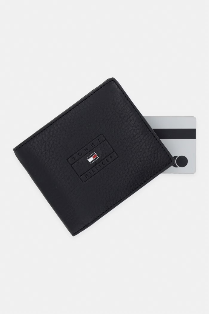 Tommy Hilfiger πορτοφόλι ανδρικό δερμάτινο μαύρο AM0AM14253