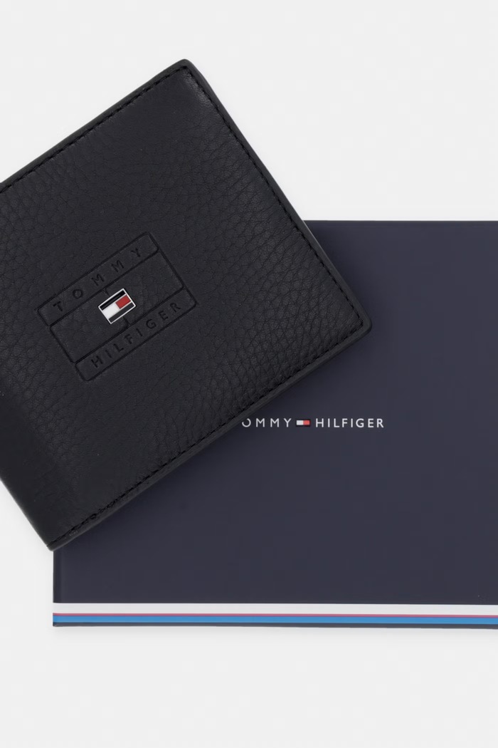 Tommy Hilfiger πορτοφόλι ανδρικό δερμάτινο AM0AM14253 μαύρο