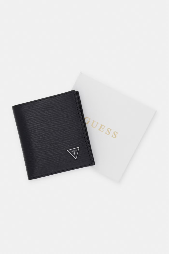 Guess portfel męski skórzany MILANO SMMIPR.LEA22 czarny