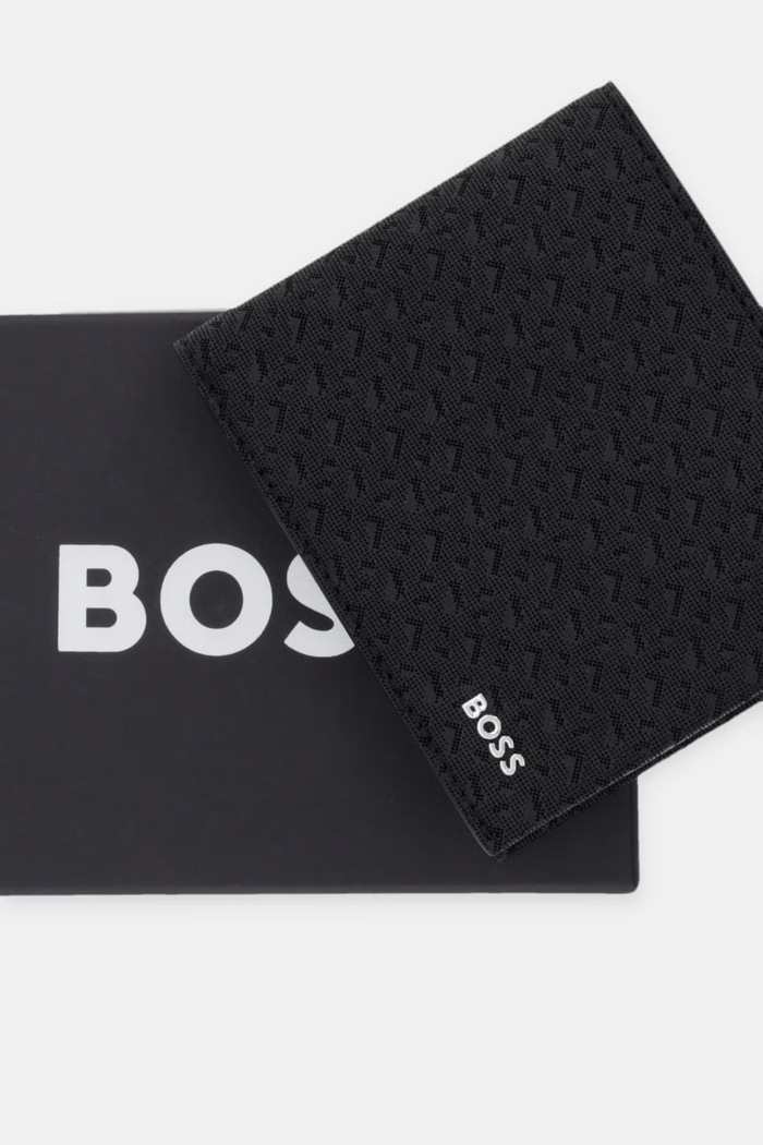 BOSS peňaženka pánska kožená 50563888 čierna