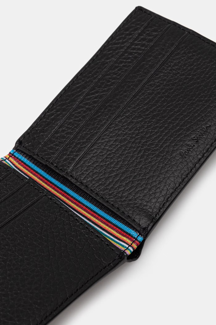 Paul Smith portofel de piele COMPACT BFOLD negru M1A.7267.TBRAND