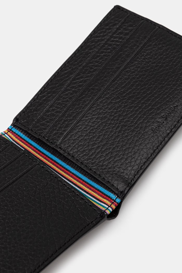 Paul Smith portofel de piele COMPACT BFOLD negru M1A.7267.TBRAND