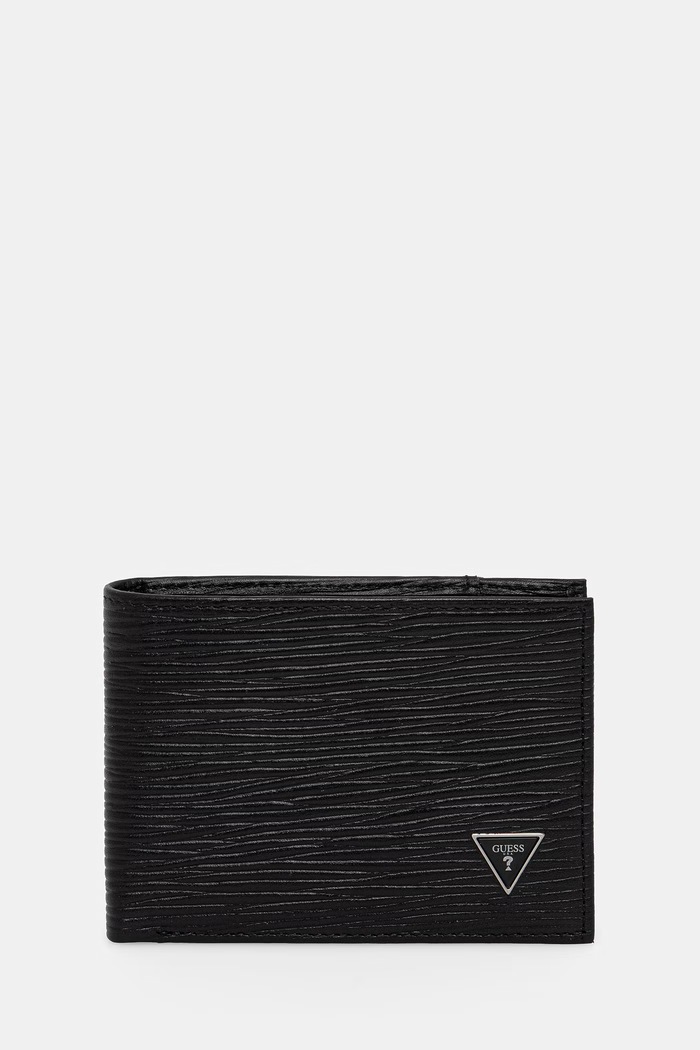 Guess peňaženka pánska kožená MILANO SMMIPR.LEA92 čierna SS26