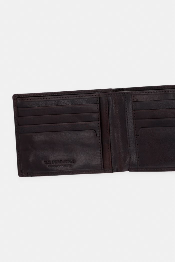 Αξεσουάρ Δερμάτινο πορτοφόλι U.S. Polo Assn. GORDON WEU5G2689MHA καφέ