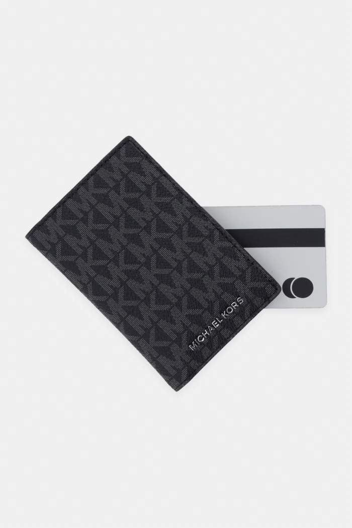 Michael Kors portcard bărbătesc negru 39S6LHDF0B