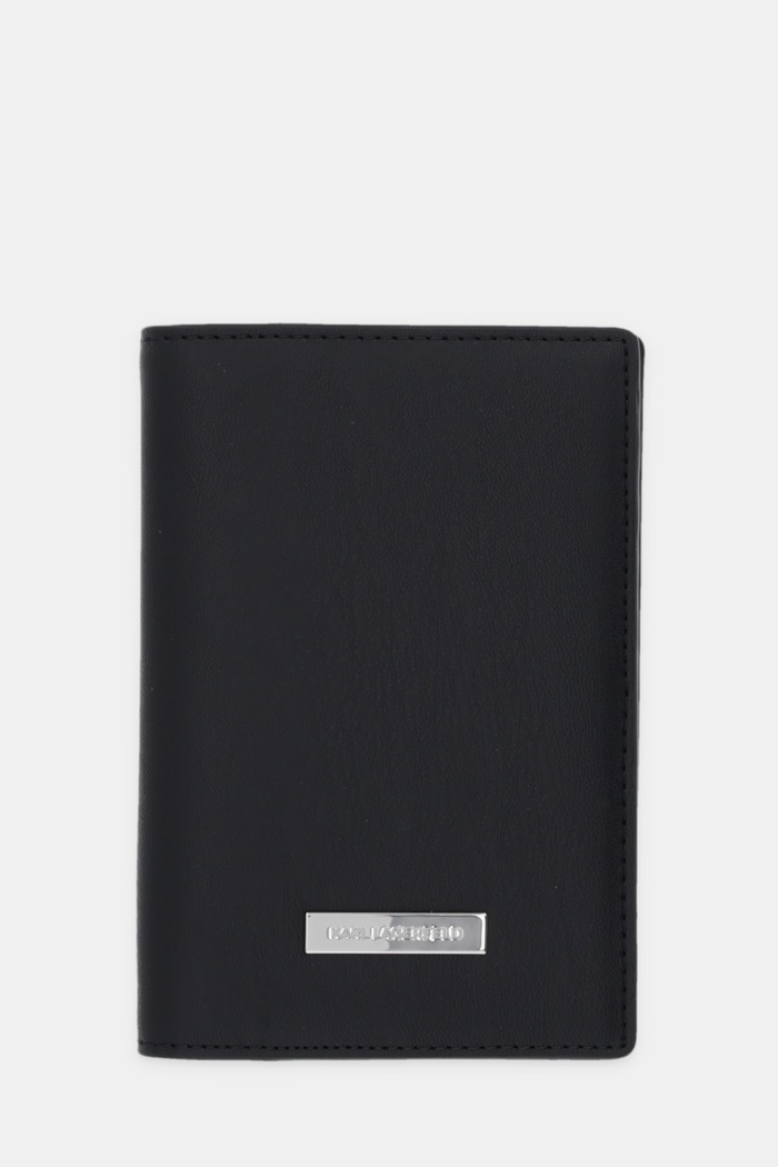 Karl Lagerfeld etui na paszport IKON Planet friendly czarny B1W32003
