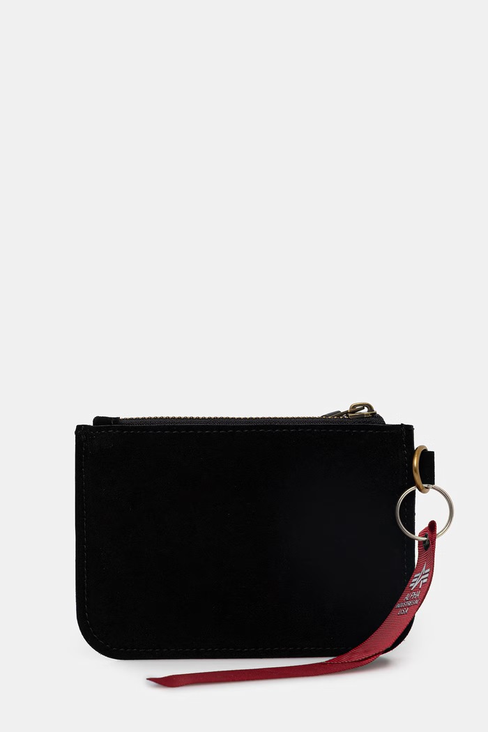 Accessories Alpha Industries leather wallet Leather Coin Wallet 266966 black