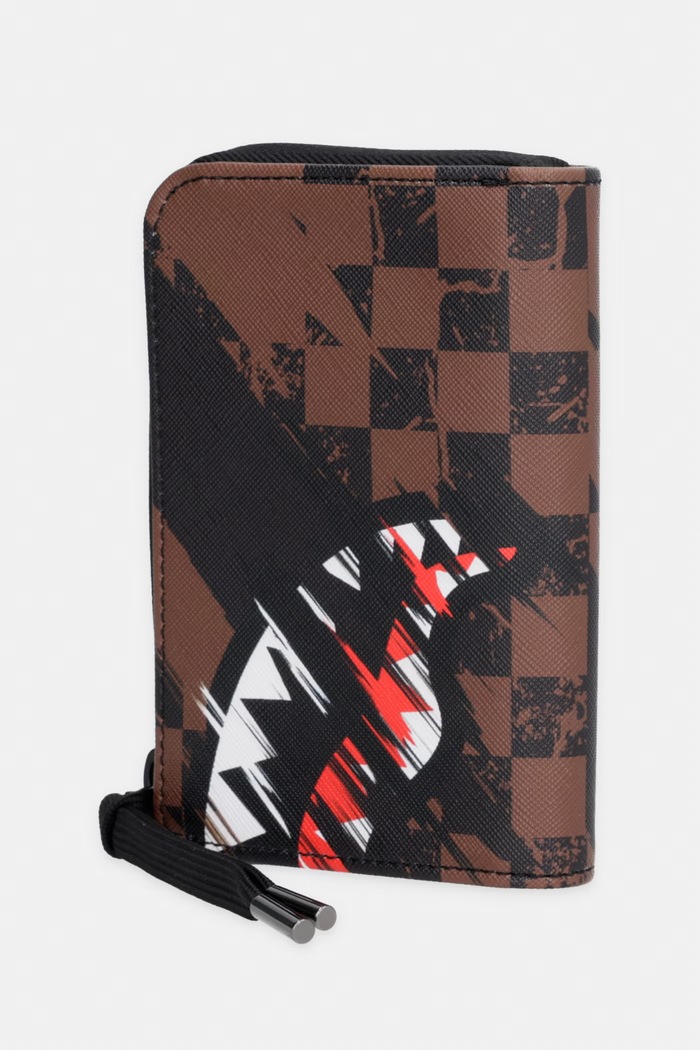 Sprayground portfel z imitacji skóry 910W8971NSZ brązowy SS26