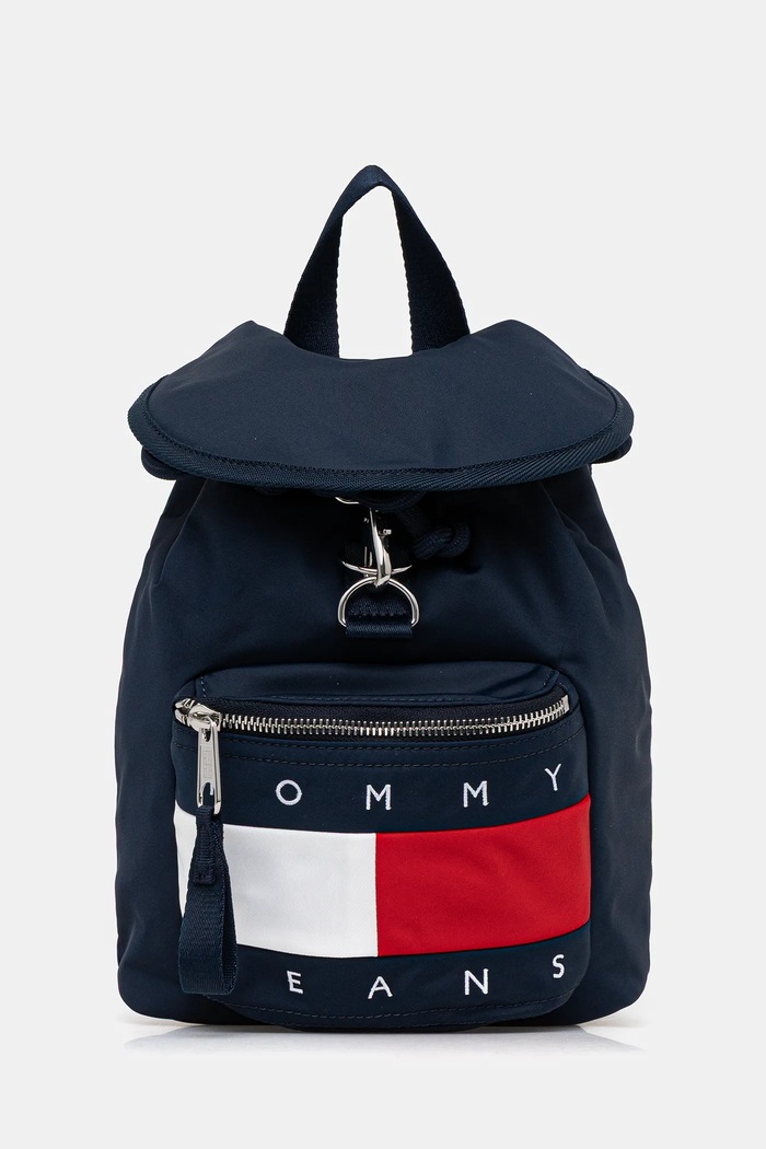 Ruksak Tommy Jeans jemný vzor tmavomodrá AW0AW18088