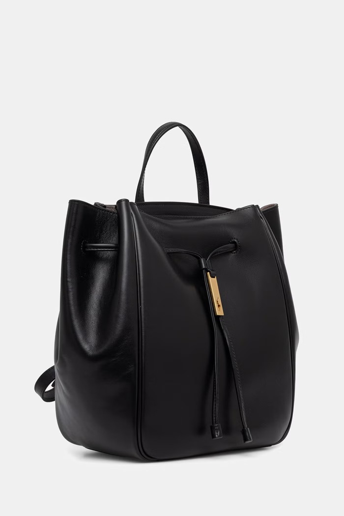 Polo Ralph Lauren batoh dámský kožený 428P01429 černá SS26